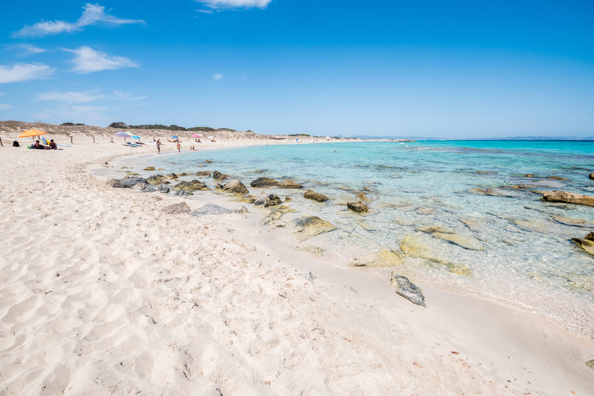 spiaggia sa torreta espalmador formentera